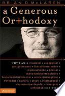 Cover of A Generous Orthodoxy. 