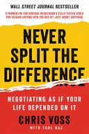 Cover of Never Split the Difference. 