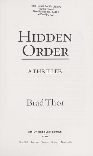 Hidden Order by Brad Thor