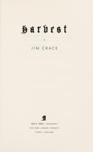 Harvest by Jim Crace