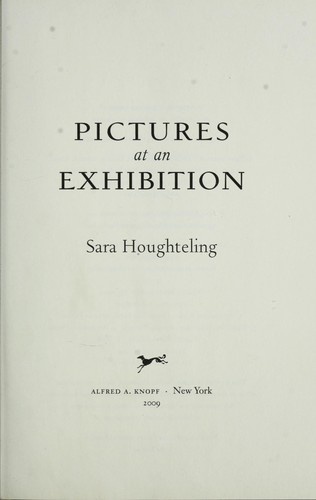 Pictures at an Exhibition by Sara Houghteling
