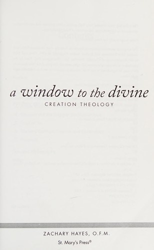A Window to the Divine by Zachary Hayes
