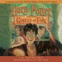 Cover of Harry Potter and the Goblet of Fire. 