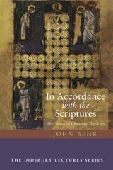 Cover of In Accordance With the Scriptures. 