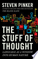 Cover of The Stuff of Thought: Language as a Window into Human Nature. 